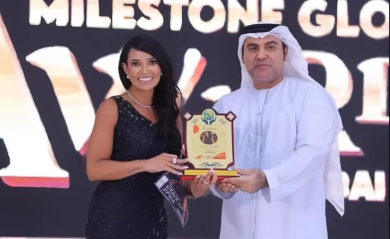Advogada brasiliense é homenageada no Milestone Global Awards em Dubai